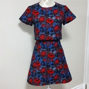 Topshop Vibrant Floral Dress
